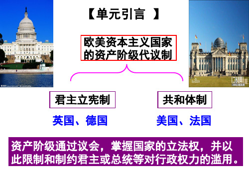 高中历史人教版必修一3.1 英国君主立宪制的建立(34张PPT)