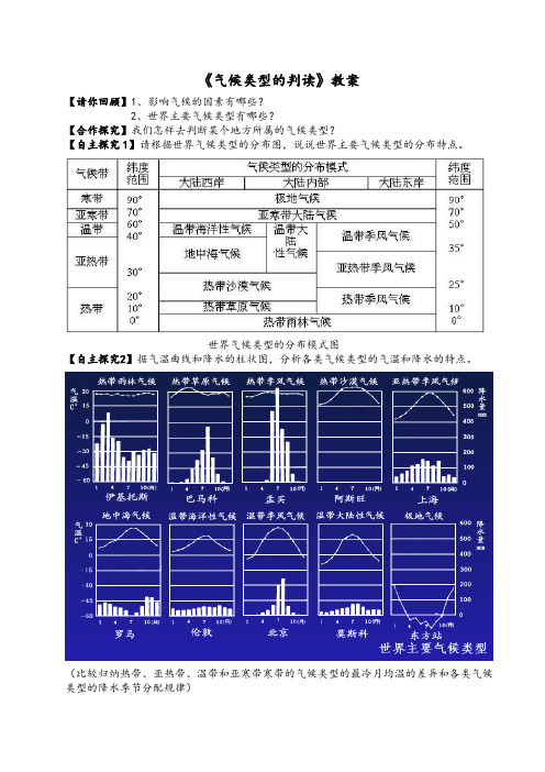 气候类型的判读学案