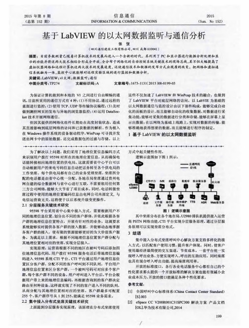 基于LabVIEW的以太网数据监听与通信分析