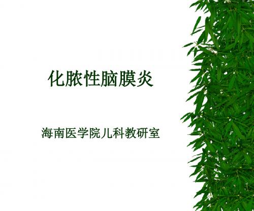 化脓性脑膜炎