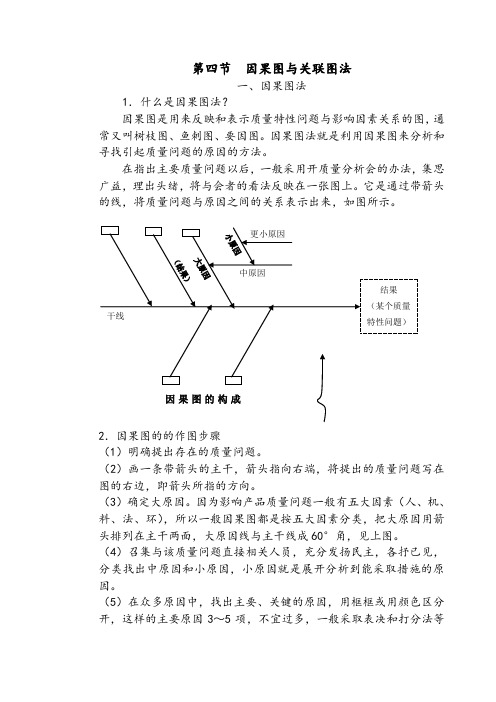 因果图与关联图法