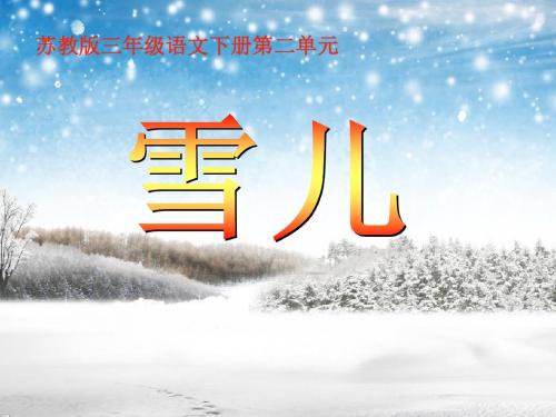 《雪儿》PPT课件5 (共11张PPT)