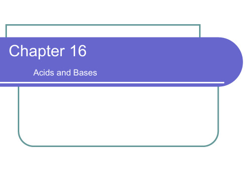 Chapter16AcidsandBases