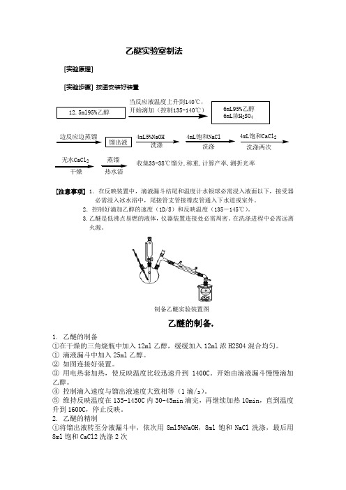 实验八乙醚的制备