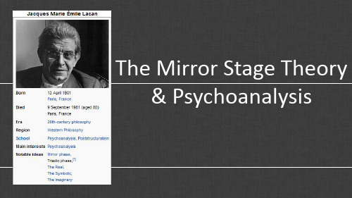 Lacan-Mirror Stage