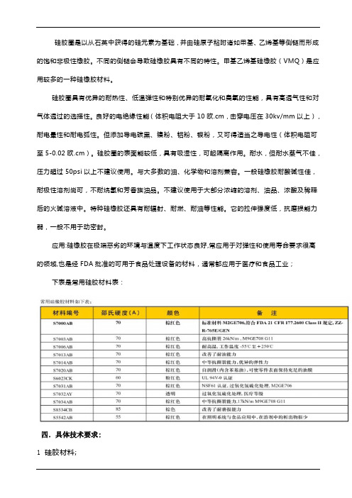 硅胶密封圈验收标准