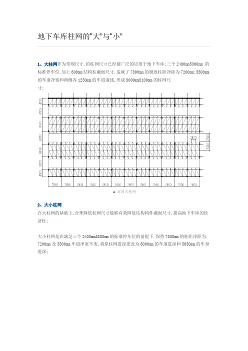 地下车库柱网的大小分析