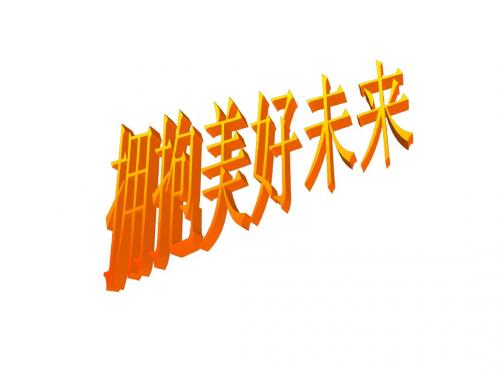 九年级政治全册 第四单元 第十课 第四框《拥抱美好未来》课件 新人教版