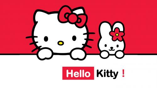 hello Kitty可爱kitty猫PPT模板