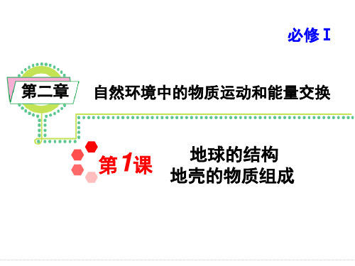 湘教版高三地理一轮复习地球的结构、地壳的物质组成和物质循环课件