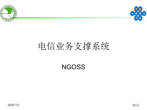 电信业务支撑系统NGOSS.pptx