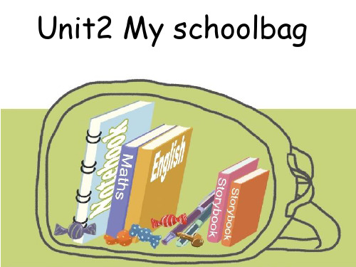 人教版四年级英语上册unit2My schoolbag图文课件