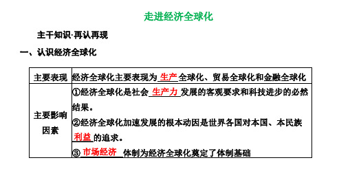 高三总复习政治课件 走进经济全球化