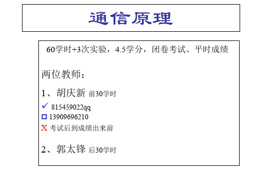 合工大通信原理第1章