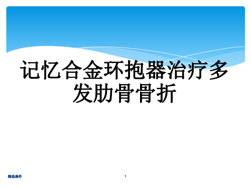 肋骨骨折内固定术