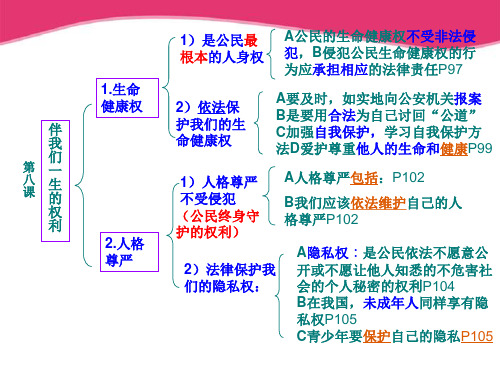 八年级政治上册 伴我们一生的权利-生命健康权课件 鲁教版