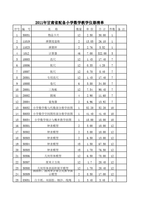 数学教学仪器1