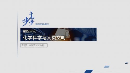 步步高高2020届高2017级高三一轮复习课件配套学案专题5第四单元