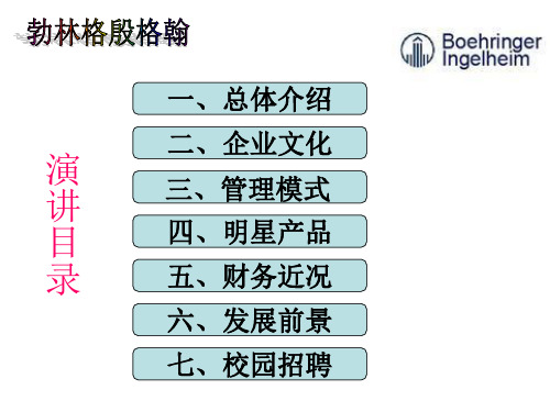 1.勃林格殷格翰