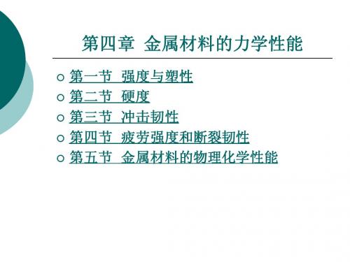 汽车材料金属材料的力学性能