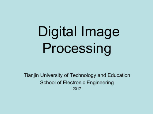 数字图像处理课件(冈萨雷斯第三版)英文翻译优秀课件