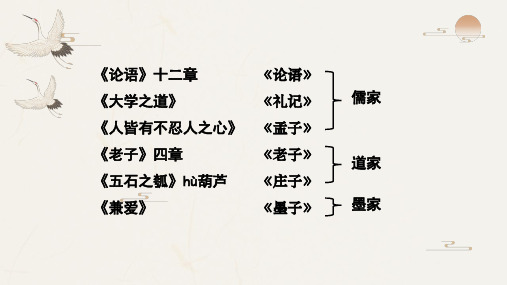 [高中语文++]《论语》十二章+课件+统编版高中语文选择性必修上册+