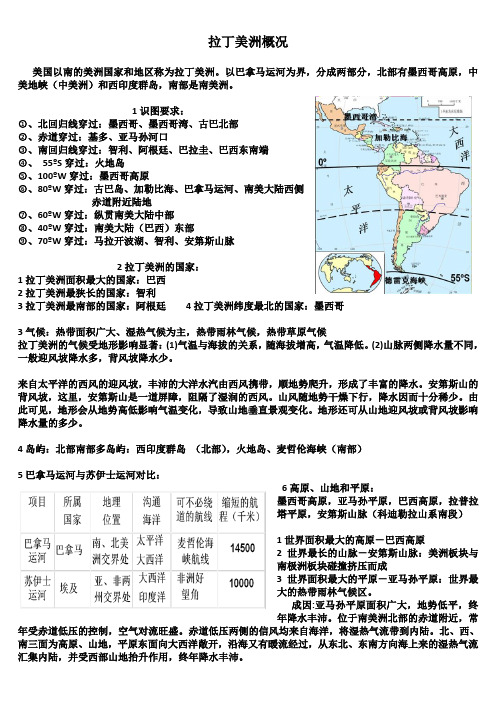 高中地理 区域地理 南美洲+巴西