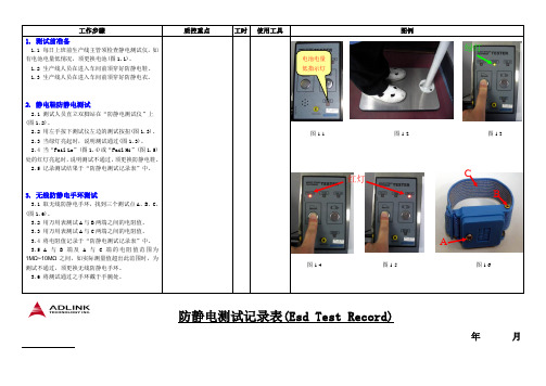 电脑企业之防静电测试作业指导书