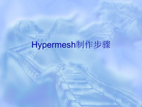 hypermesh制作步骤