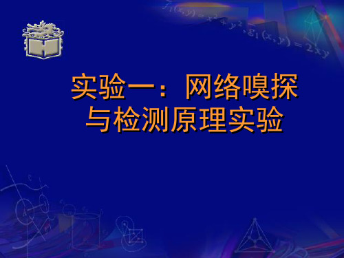 网络嗅探原理与分析