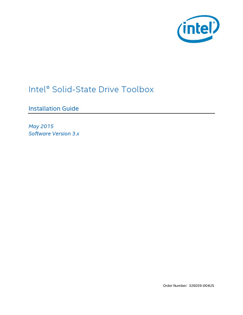 Intel_SSD_Toolbox_3.x_Installation_Guide_326039-004US