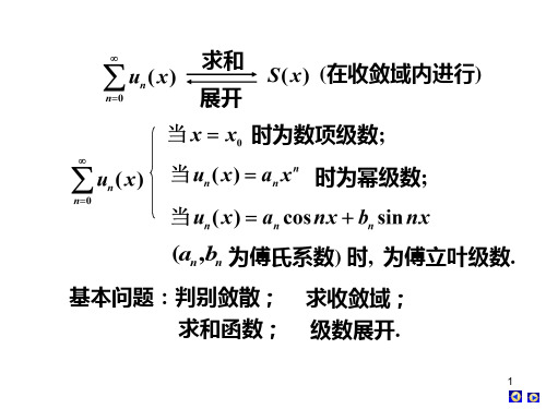 第十一章级数习题课29页PPT