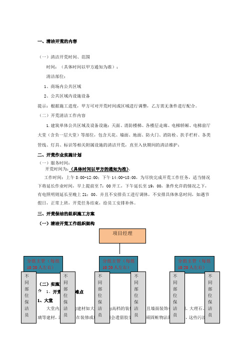 清洁开荒方案 (2)