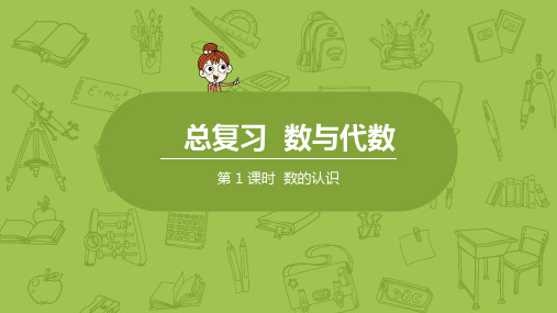 北师大版小学数学六年级下册 总复习 数与代数 1数的认识 课时1 教学课件PPT