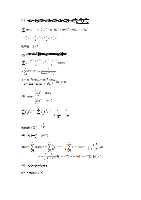 DSP数字信号处理_零极点图_冲激响应_卷积