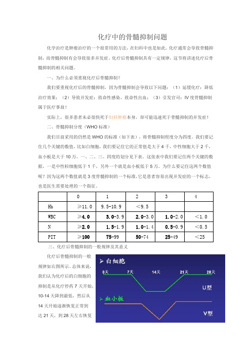 化疗中的骨髓抑制问题