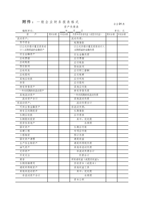 财务报表格式-2018版 (1)