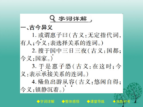 精品九年级语文下册第5单元20庄子故事两则课件新版新人教版可编辑