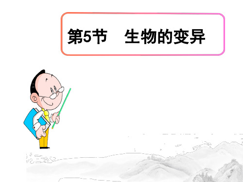 (名师整理)人教版生物八年级下册第7单元第2章第5节《生物的变异》精品课件