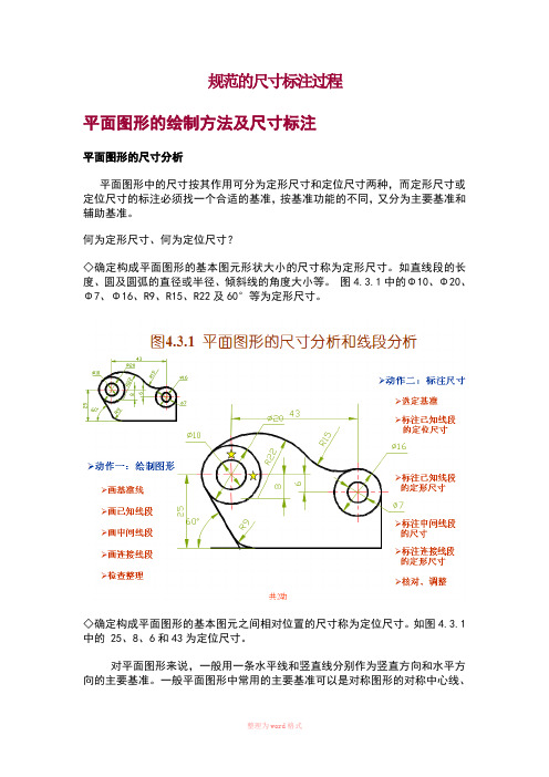 正确规范的尺寸标注学习