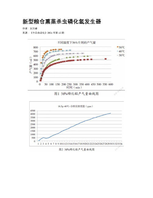 新型粮仓熏蒸杀虫磷化氢发生器