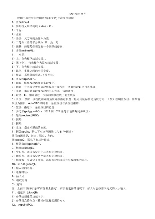 CAD常用命令大全ABD