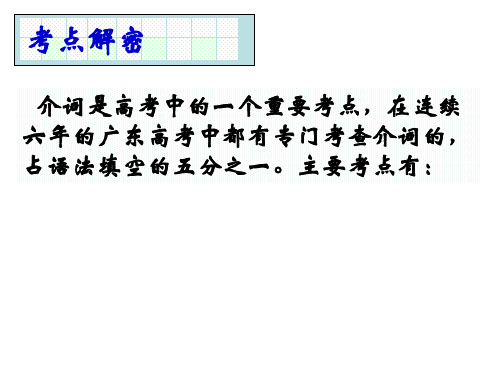 介词用法大全ppt课件