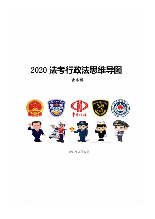 (已压缩)2020法考行政法思维导图