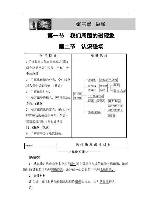 2018版物理粤教版新课堂同步选修3-1文档：第3章 第1节