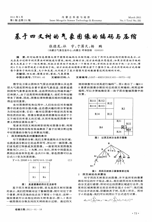 基于四叉树的气象图像的编码与压缩