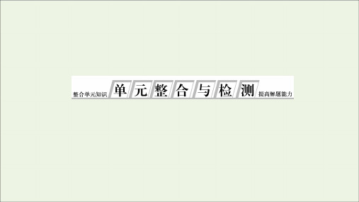 2019_2020学年高中历史单元整合与检测2课件新人教版选修3