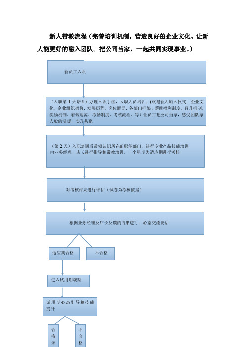 新人带教流程