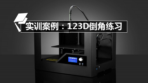 课时31 实训案例：123D倒角练习