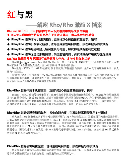 Rho激酶